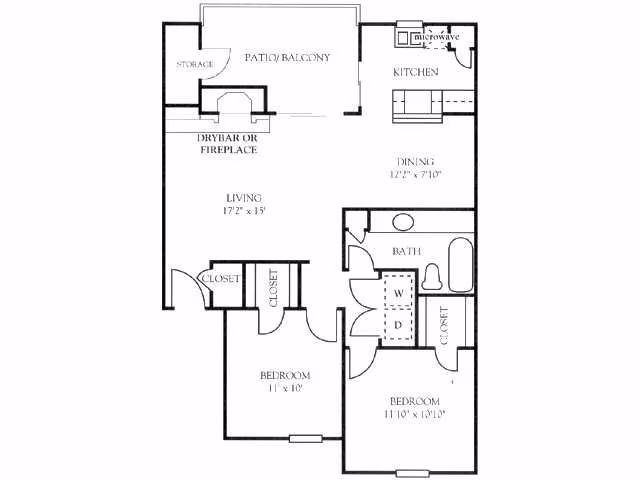 Unit 706 606 floor plan